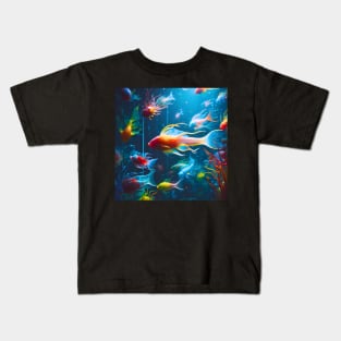 Glass blown fish Kids T-Shirt